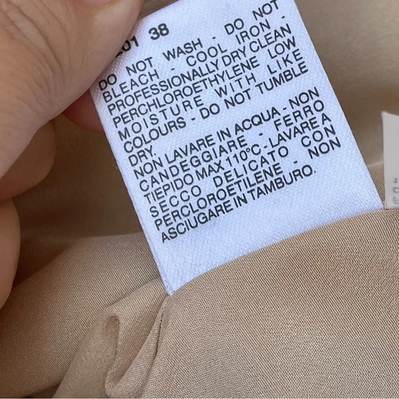 MaxMara leather jacket ruffle collar size 4 - Picture 15 of 15